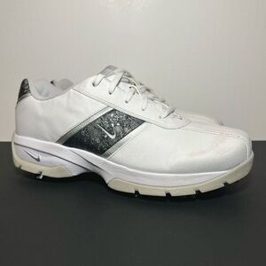 Womens VTG’ NIKE Sport Performance Floral Leather Golf Cleats / Size 7 Wide
